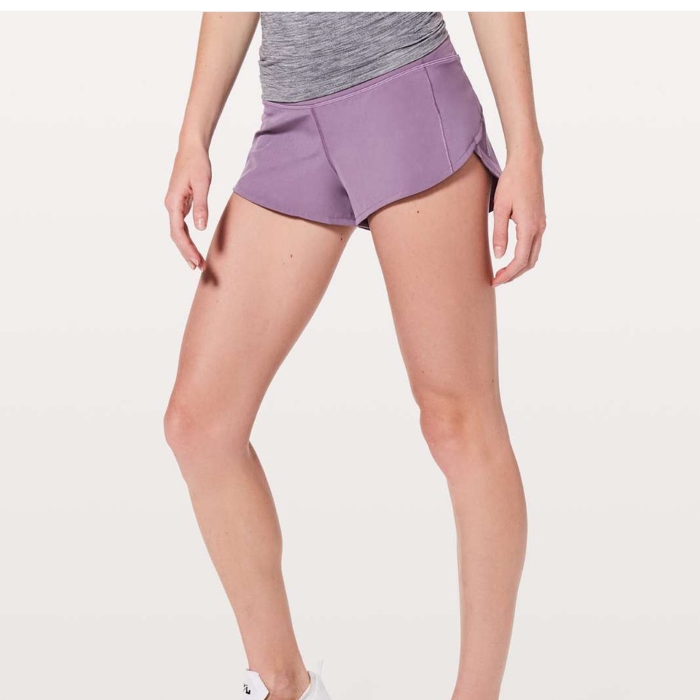 Lululemon Speed Up Short Smoked Mulberry Size 8